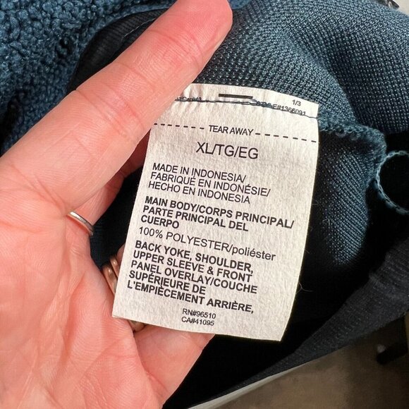 Under Armour Mens Mission Boucle Sherpa Swacket Jacket Size XL UA Full Zip Blue - Picture 10 of 11